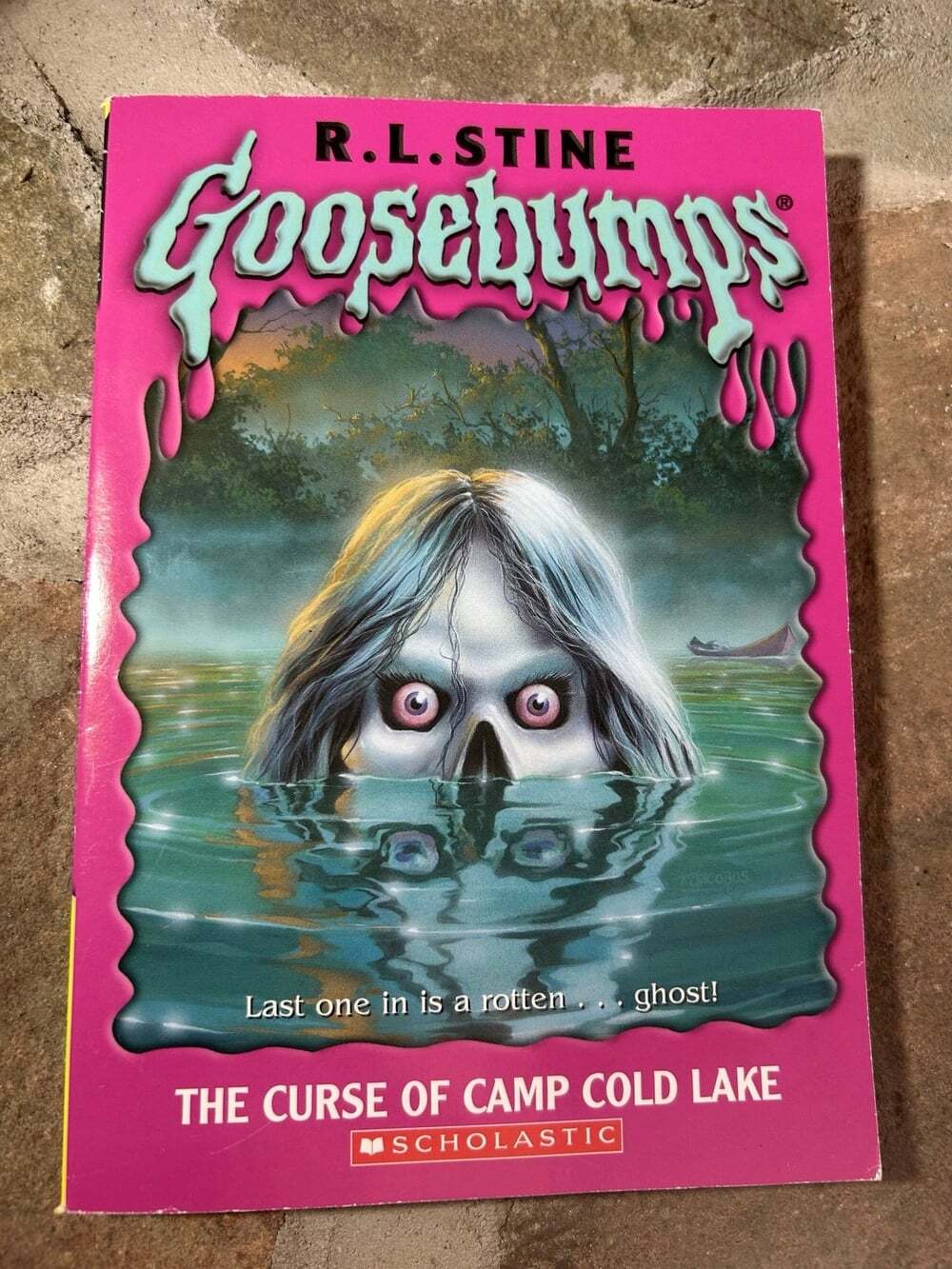 Goosebumps The Curse of Camp Cold Lake Scholastic book R.L.Stine 1997